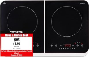 induktionsplatte doppelt Medion MD18493